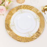 Add a Touch of Glamour to Your Table with Metallic Gold Acrylic Plastic Charger Plates